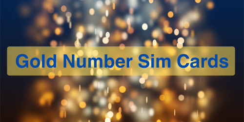 50% OFF Gold Number Sim cards at 1stmobile.uk
