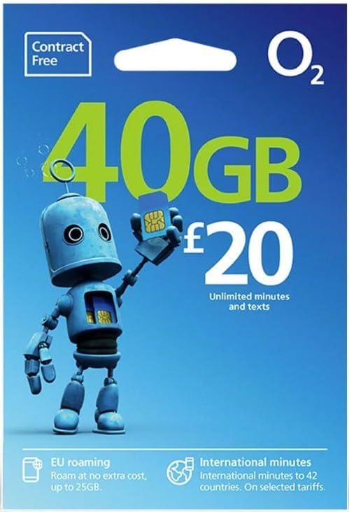 FREE O2 Big Bundle Pay As You Go Sim Cards, NOW WITH EXTRA DATA - 1stMobile.UK