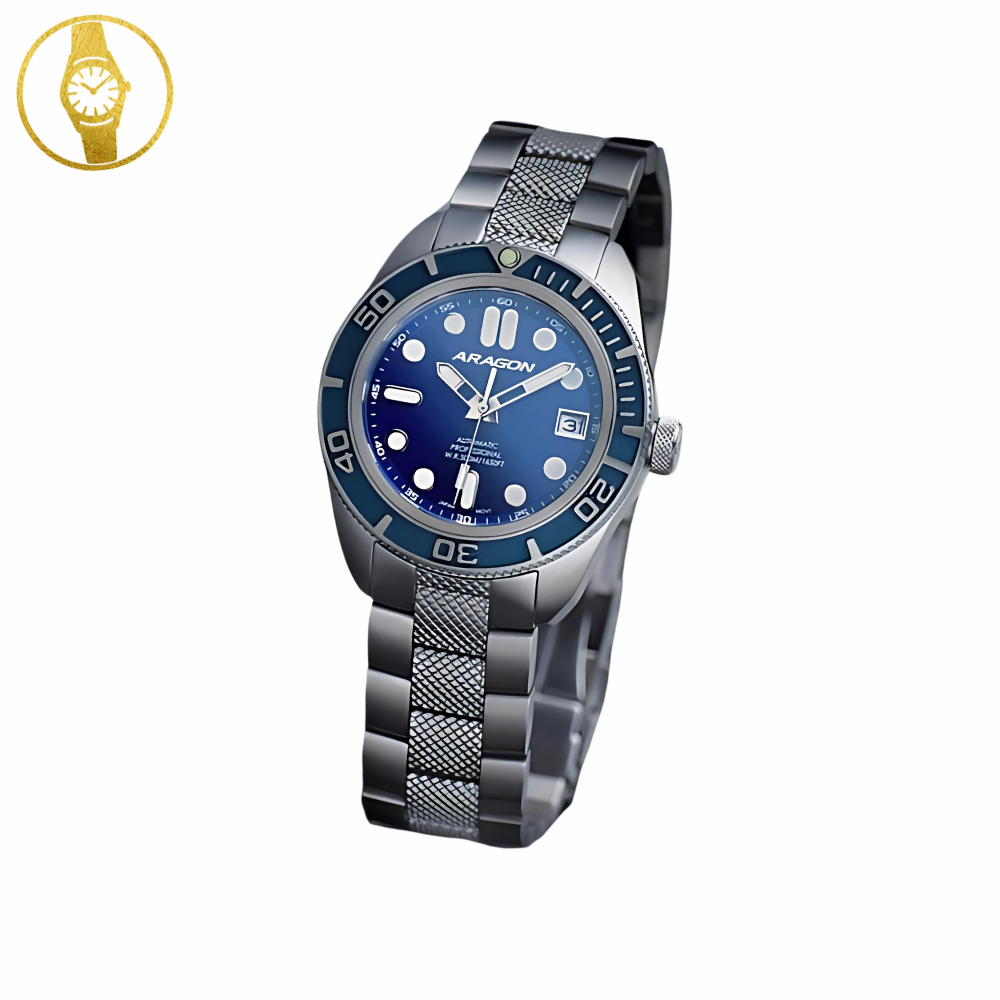 ARAGON DF40 Rugged Sports Diver Automatic Watch 50ATM - 1stMobile.UK
