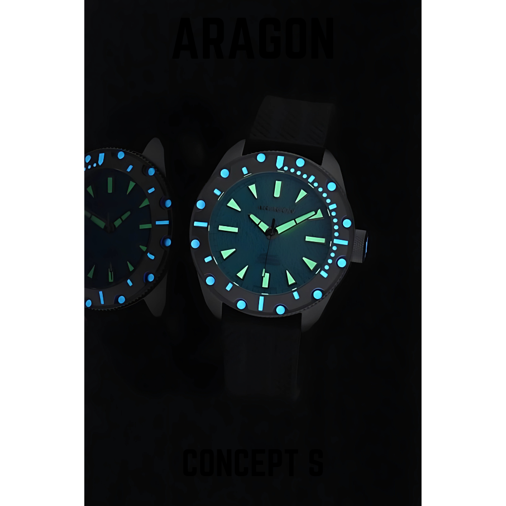 ARAGON Concept S Large format automatic watch - EXTRA £30 OFF THIS WEEK ONLY - 1stMobile.UK