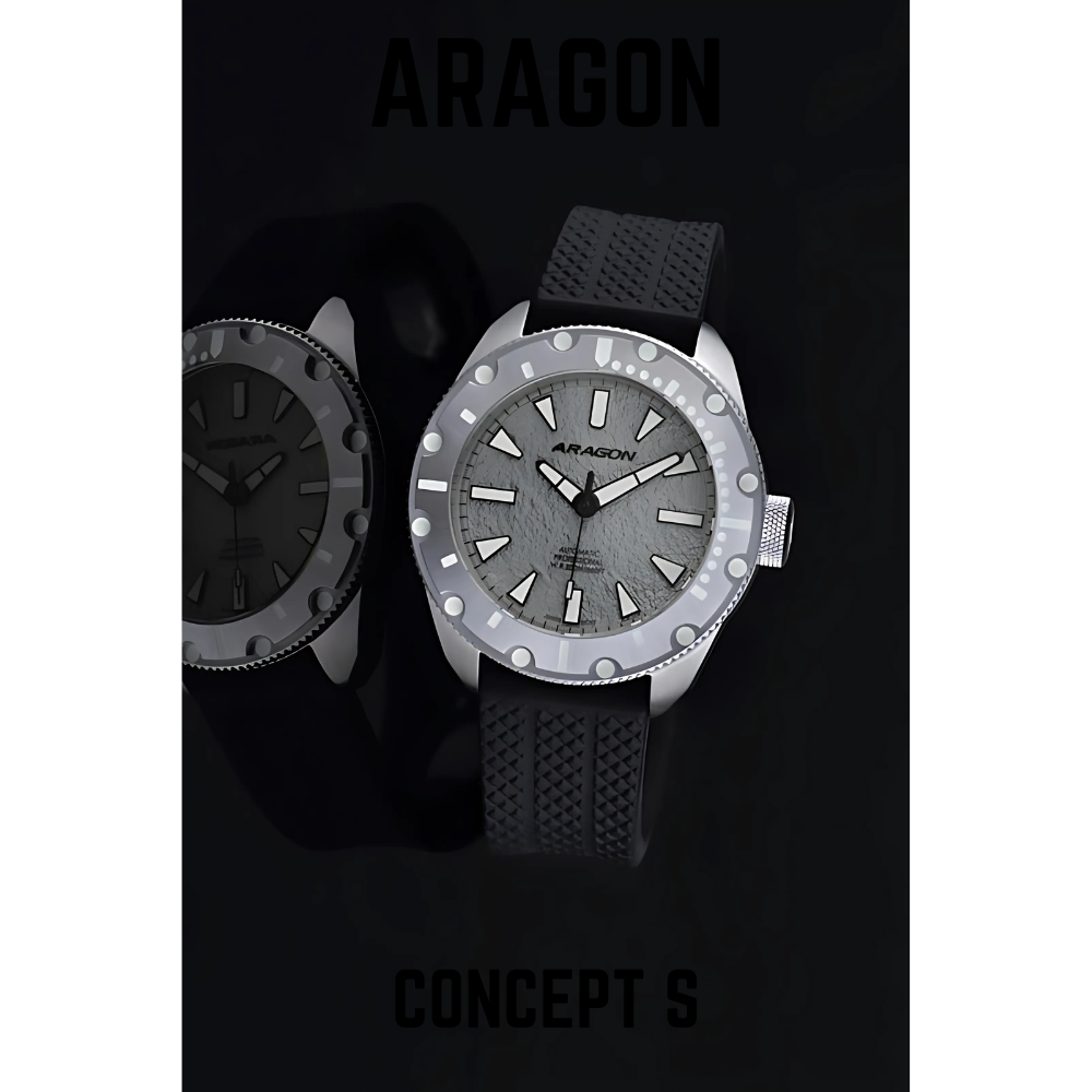 ARAGON Concept S Large format automatic watch - EXTRA £30 OFF THIS WEEK ONLY - 1stMobile.UK
