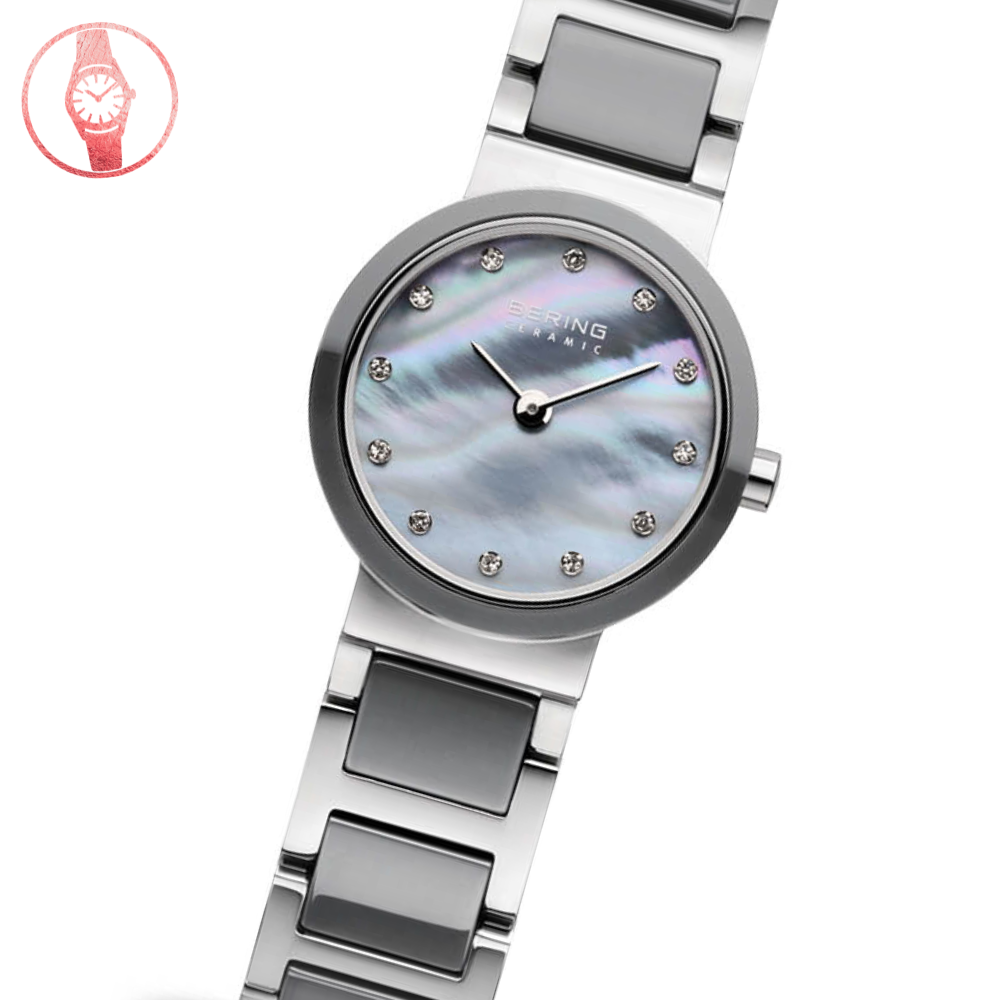 BERING Ceramic Mother of Pearl Ladies Watch - 1stMobile.UK