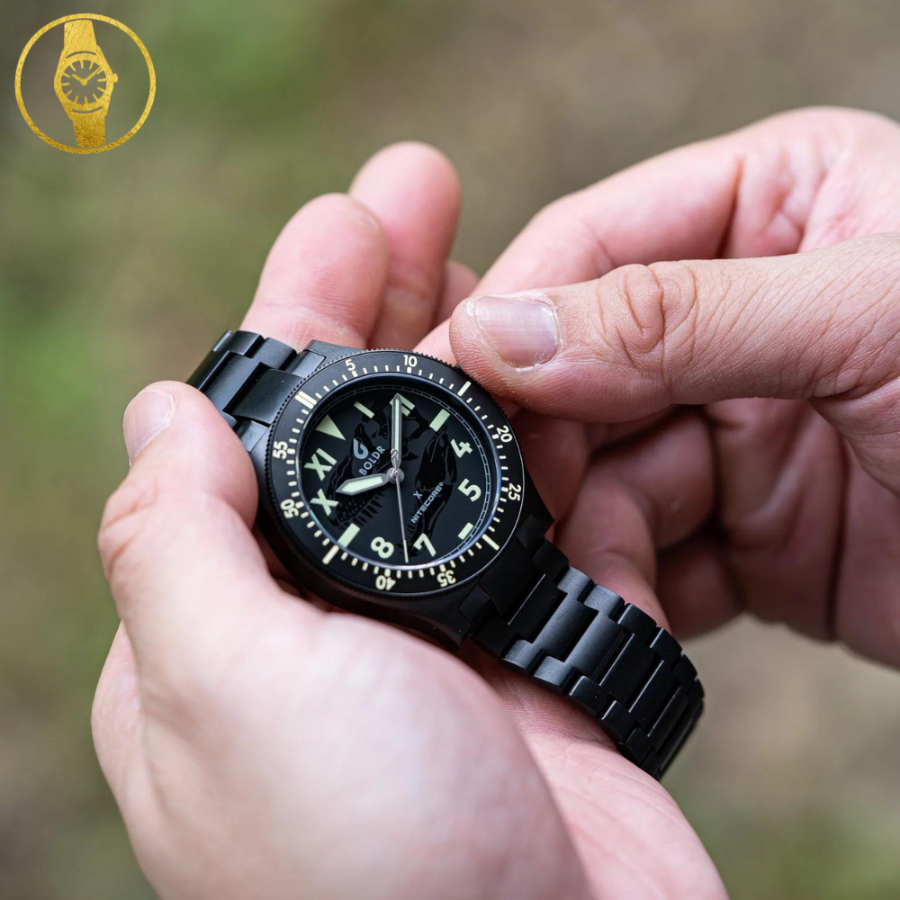 BOLDR T.Rex x Nitecore Automatic Watch + Mini LED Torch Set LIMITED EDITION - 1stMobile.UK