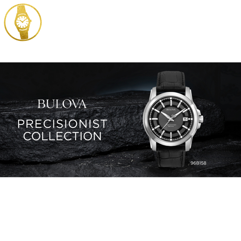 BULOVA Precisionist High Accuracy Quartz Watch 96B158 - 1stMobile.UK