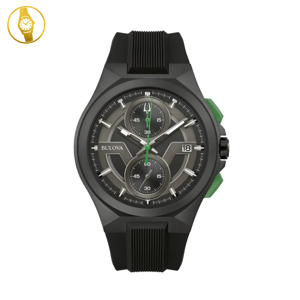 BULOVA Maquina grey/green Sports Chronograph - 1stMobile.UK