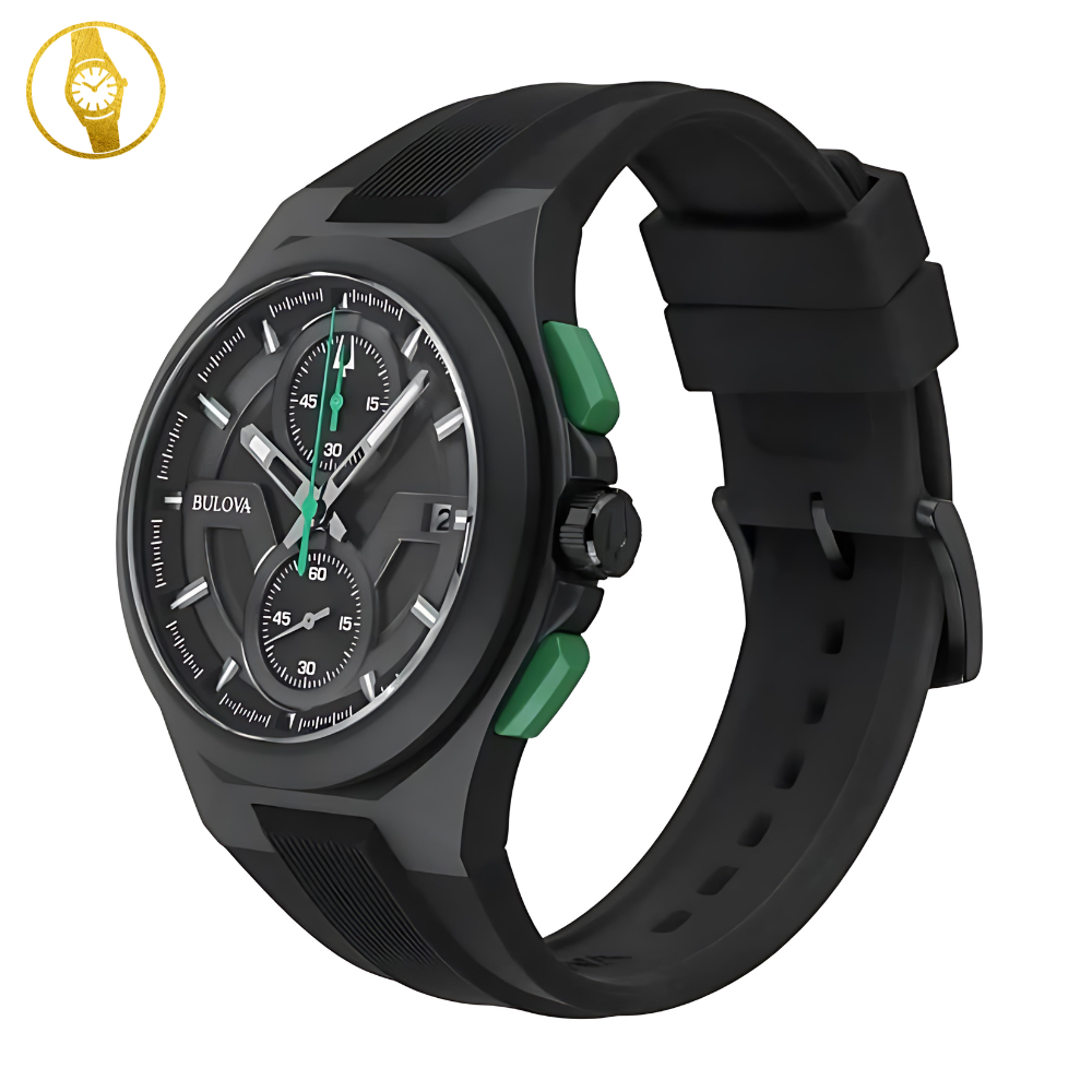 BULOVA Maquina grey/green Sports Chronograph - 1stMobile.UK