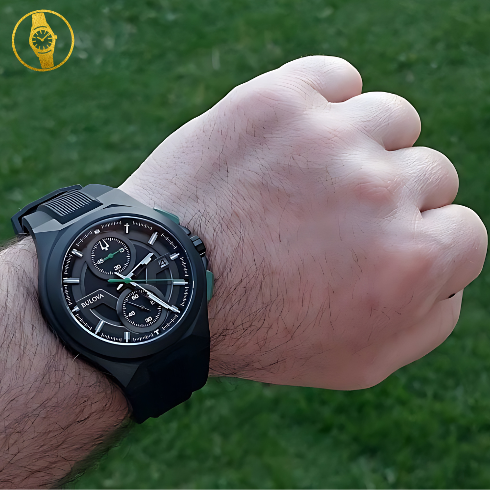 BULOVA Maquina grey/green Sports Chronograph - 1stMobile.UK