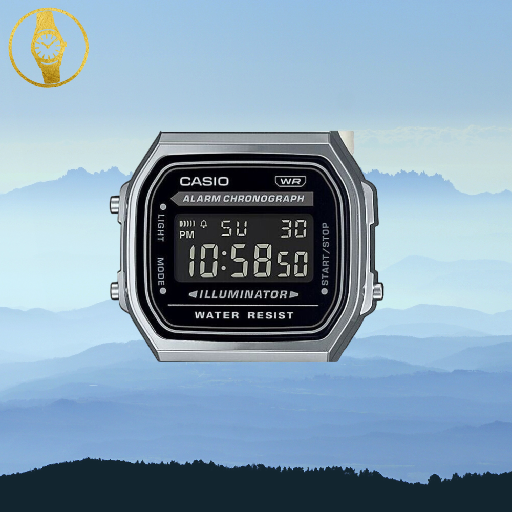 CASIO A168 Classic Vintage Style Digital Watch - 1stMobile.UK