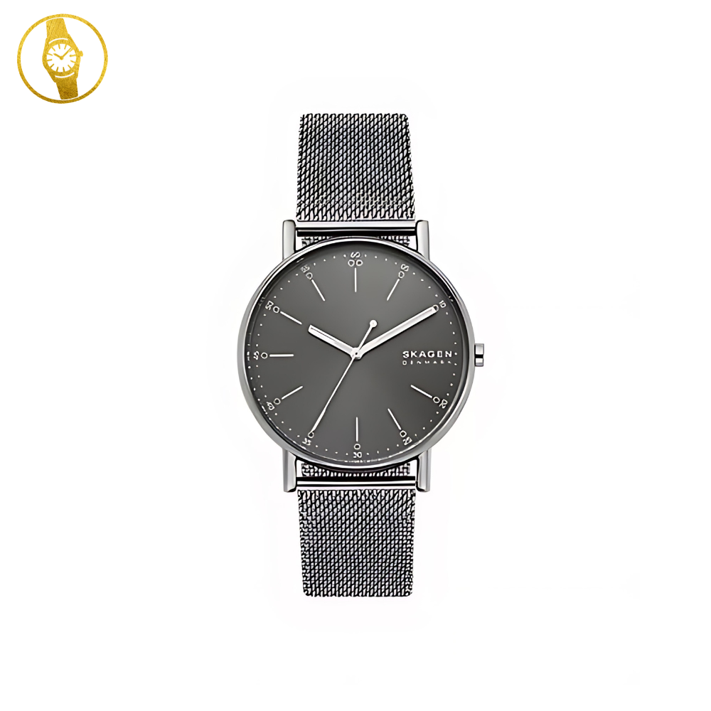 SKAGEN Signatur Mens Anthracite Grey Minimalist Style watch - 1stMobile.UK