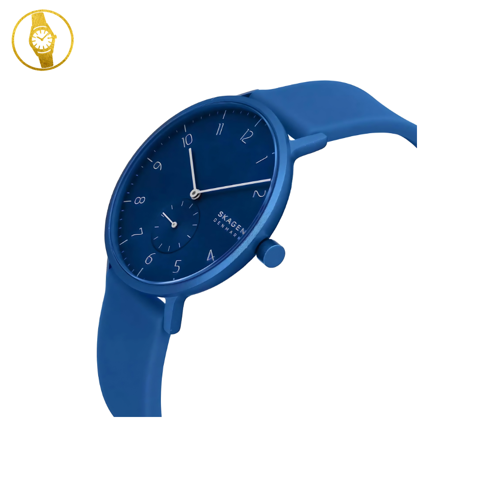 SKAGEN Aaren Kulor Blue minimalist style watch - 1stMobile.UK