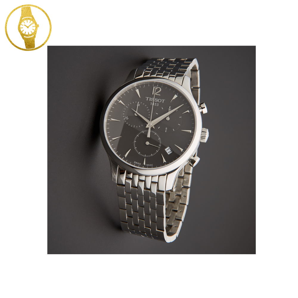 TISSOT T-Classic Tradition Anthracite mens watch - 1stMobile.UK