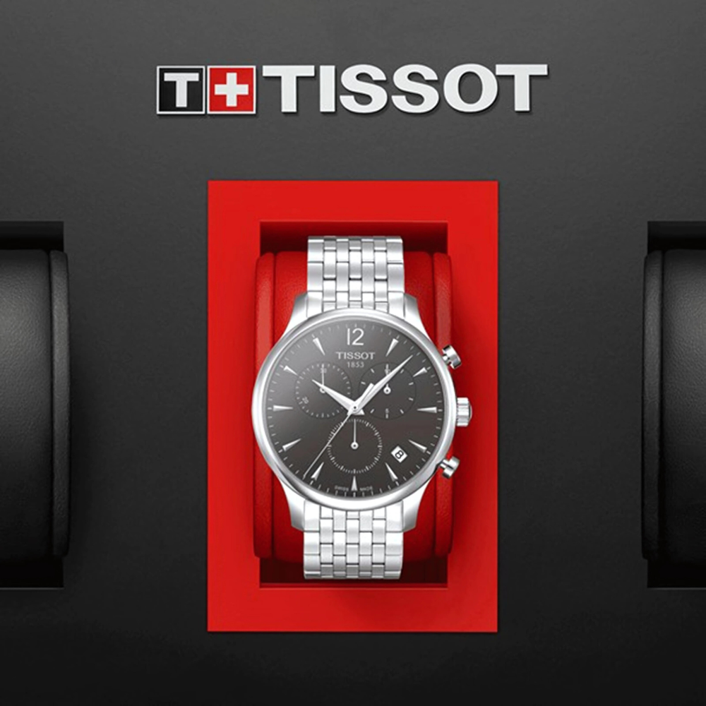 TISSOT T-Classic Tradition Anthracite mens watch - 1stMobile.UK