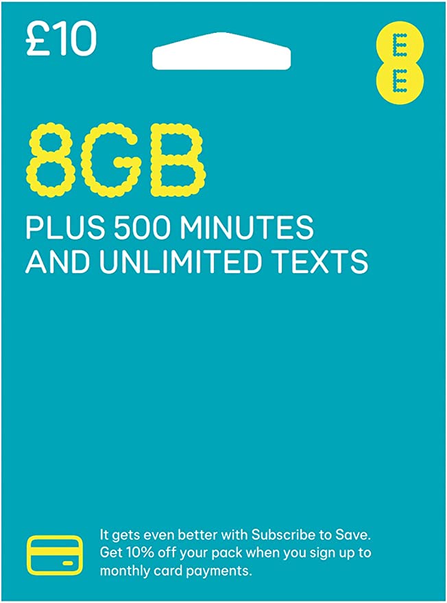 FREE EE UK Pay As You Go Sim Cards, 10% OFF TOP UPS - 1stMobile.UK