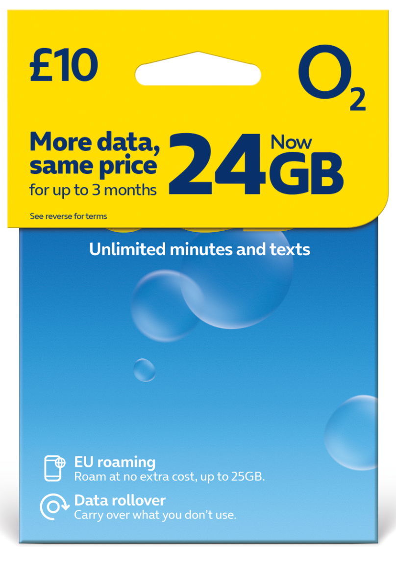 FREE O2 Big Bundle Pay As You Go Sim Cards, NOW WITH TRIPLE DATA