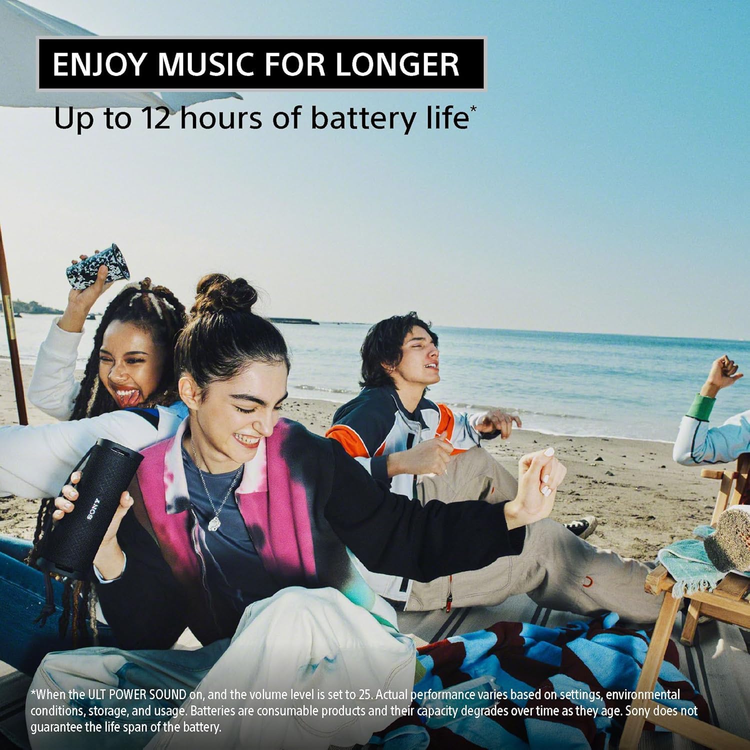 SONY ULT Field 1 Rugged Portable Bluetooth Speaker - 1stMobile.UK