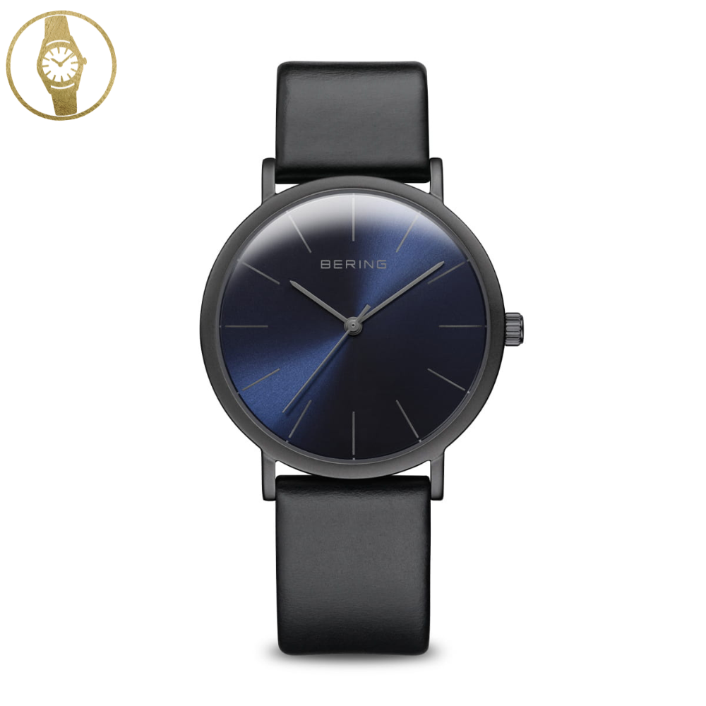 BERING Classic "Mat Black" Minimalist Design Watch - 1stMobile.UK