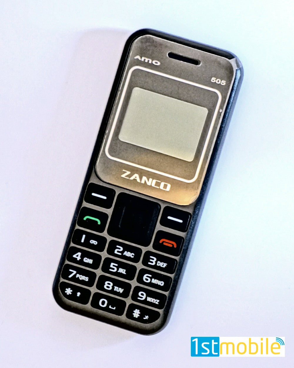 ZANCO AMO505 Compact Dual Sim Feature Phone - Mono screen