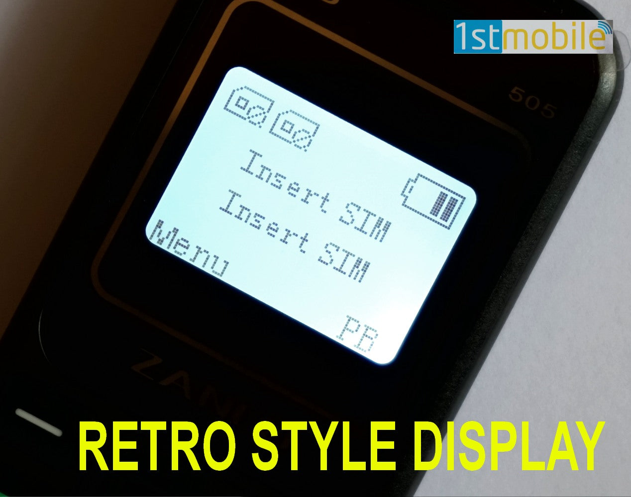 ZANCO AMO505 Compact Dual Sim Feature Phone - Mono screen