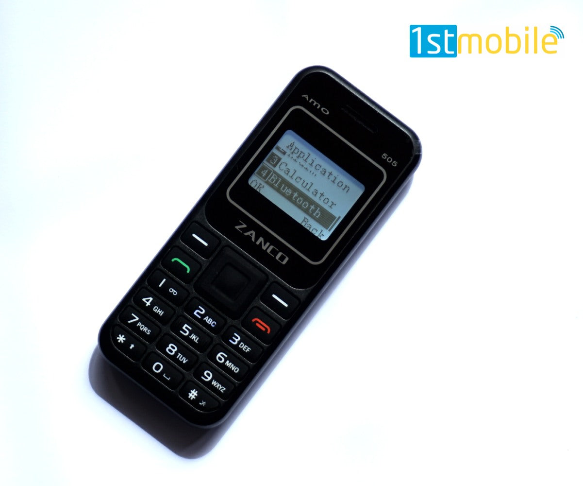 ZANCO AMO505 Compact Dual Sim Feature Phone - Mono screen
