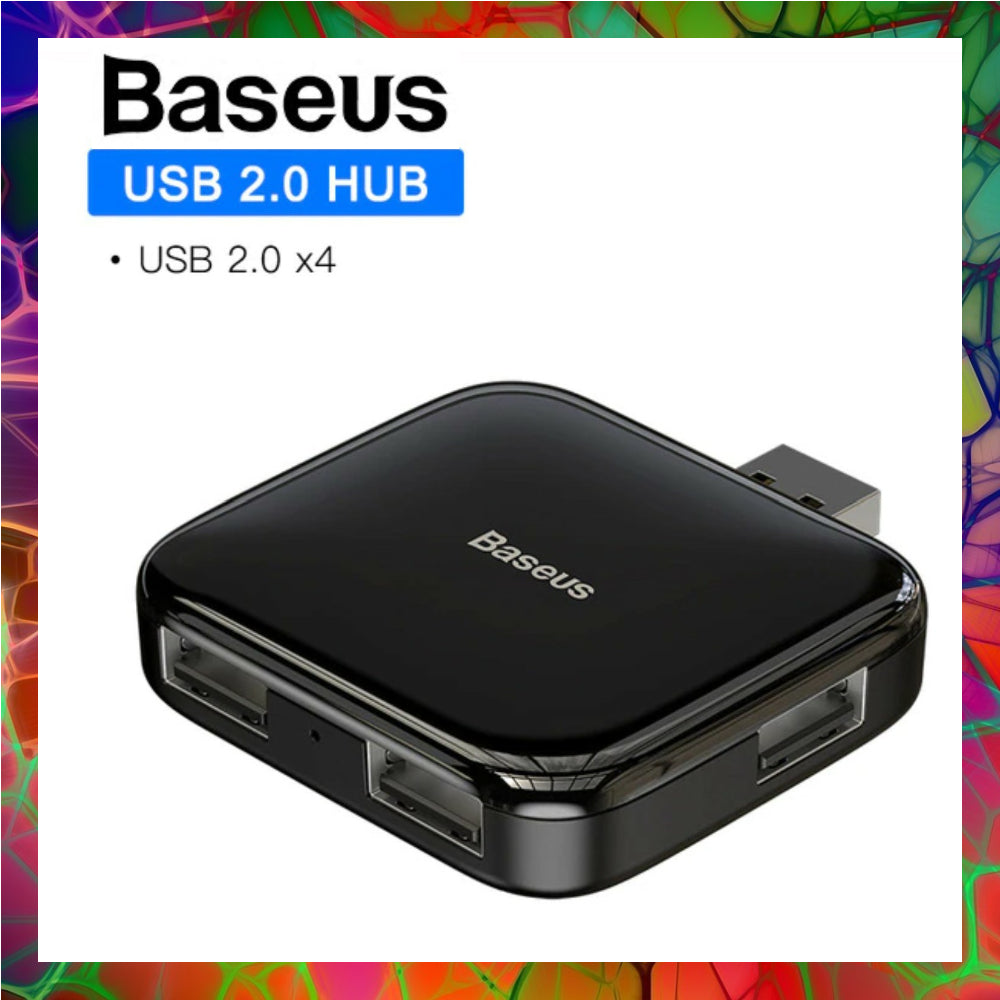 Portable 4 Port USB Hub with MicroUSB Powered Port - 1stMobile.UK