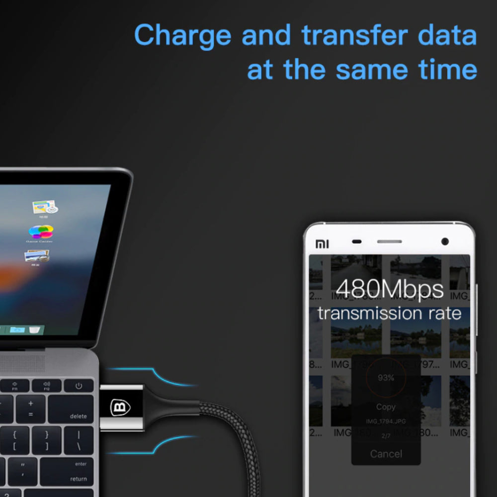 Strong Reversible microUSB cable for smartphones - 1stMobile.UK