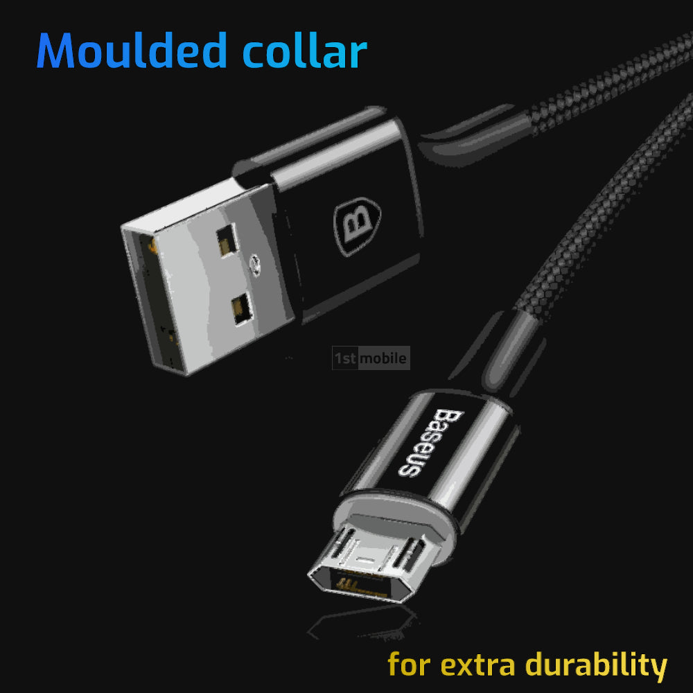 Strong Reversible microUSB cable for smartphones - 1stMobile.UK