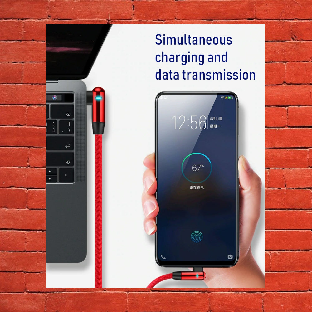 USB Cable for USB-C Phones and Devices, 1.2m Cafele Pro Quality - 1stMobile.UK