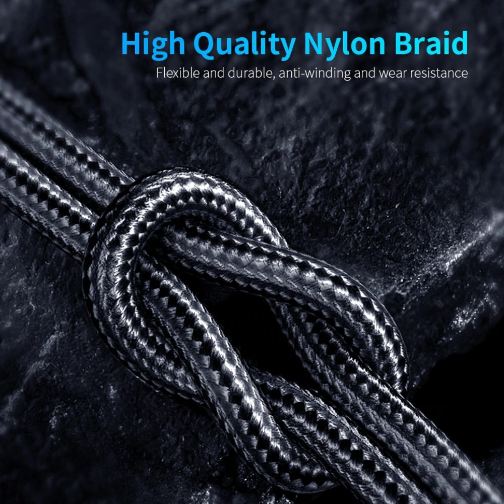 USB-C premium strength cable with colour changing LED, 1 or 2 metre - 1stMobile.UK