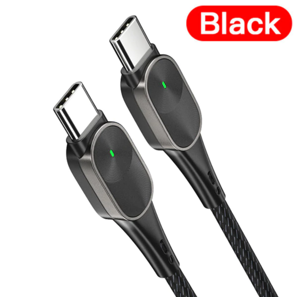 USB Type C to Type C extra strong cable for fast charging up to 60w. 1 or 2 metre - 1stMobile.UK