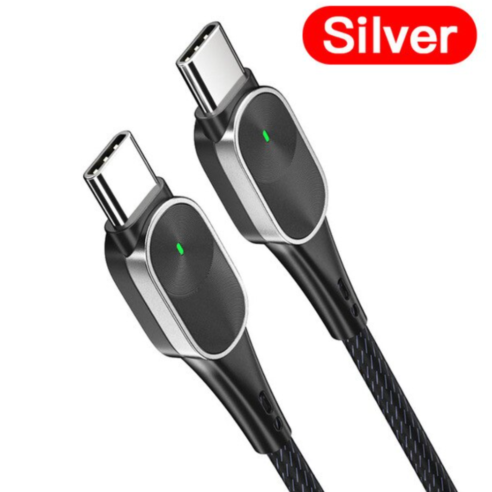 USB Type C to Type C extra strong cable for fast charging up to 60w. 1 or 2 metre - 1stMobile.UK