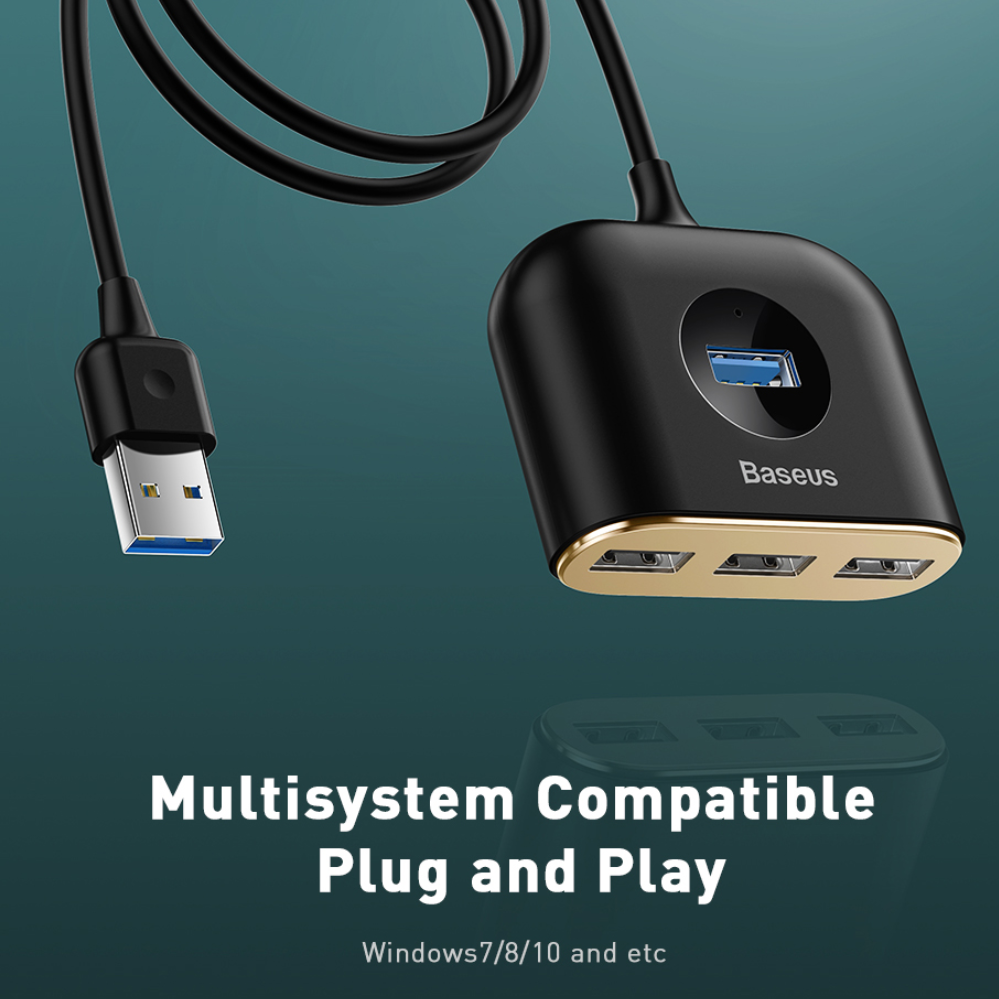 5 Port USB Hub, USB or USB-C Plug & Powered Port - 1stMobile.UK