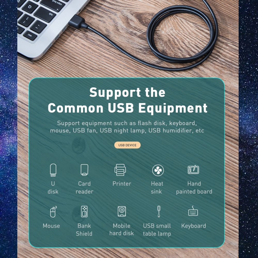 5 Port USB Hub, USB or USB-C Plug & Powered Port - 1stMobile.UK