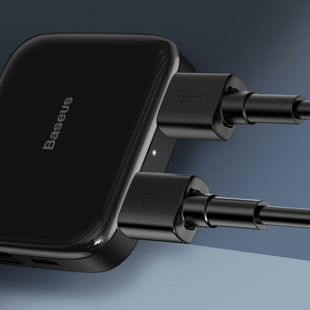 Portable 4 Port USB Hub with MicroUSB Powered Port - 1stMobile.UK