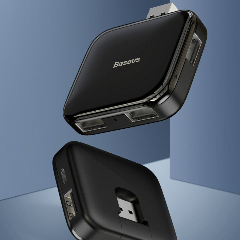 Portable 4 Port USB Hub with MicroUSB Powered Port - 1stMobile.UK