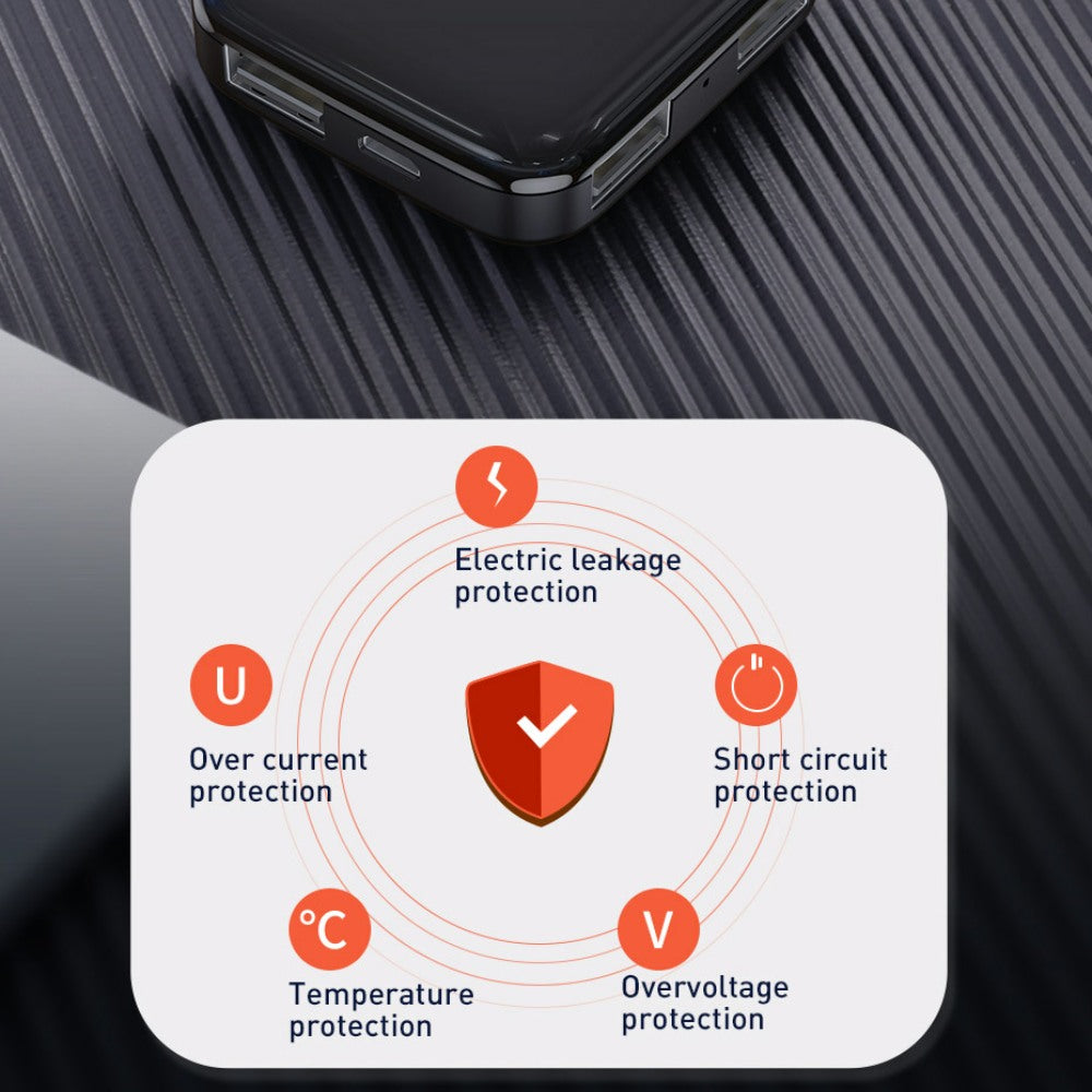 Portable 4 Port USB Hub with MicroUSB Powered Port - 1stMobile.UK