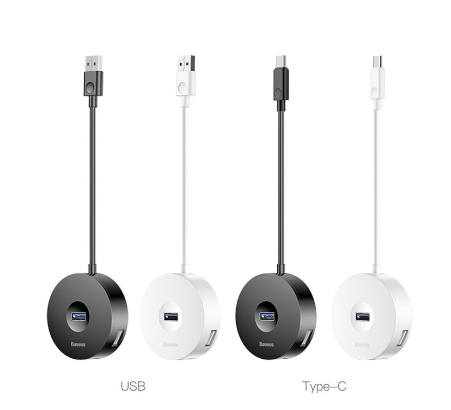 4 Port USB Hub with MicroUSB Powered Port - 1stMobile.UK