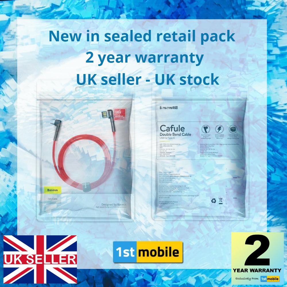 New Style Reversible Tough USB Cable for USB-C, QuickCharge 3.0 compatible - 1stMobile.UK