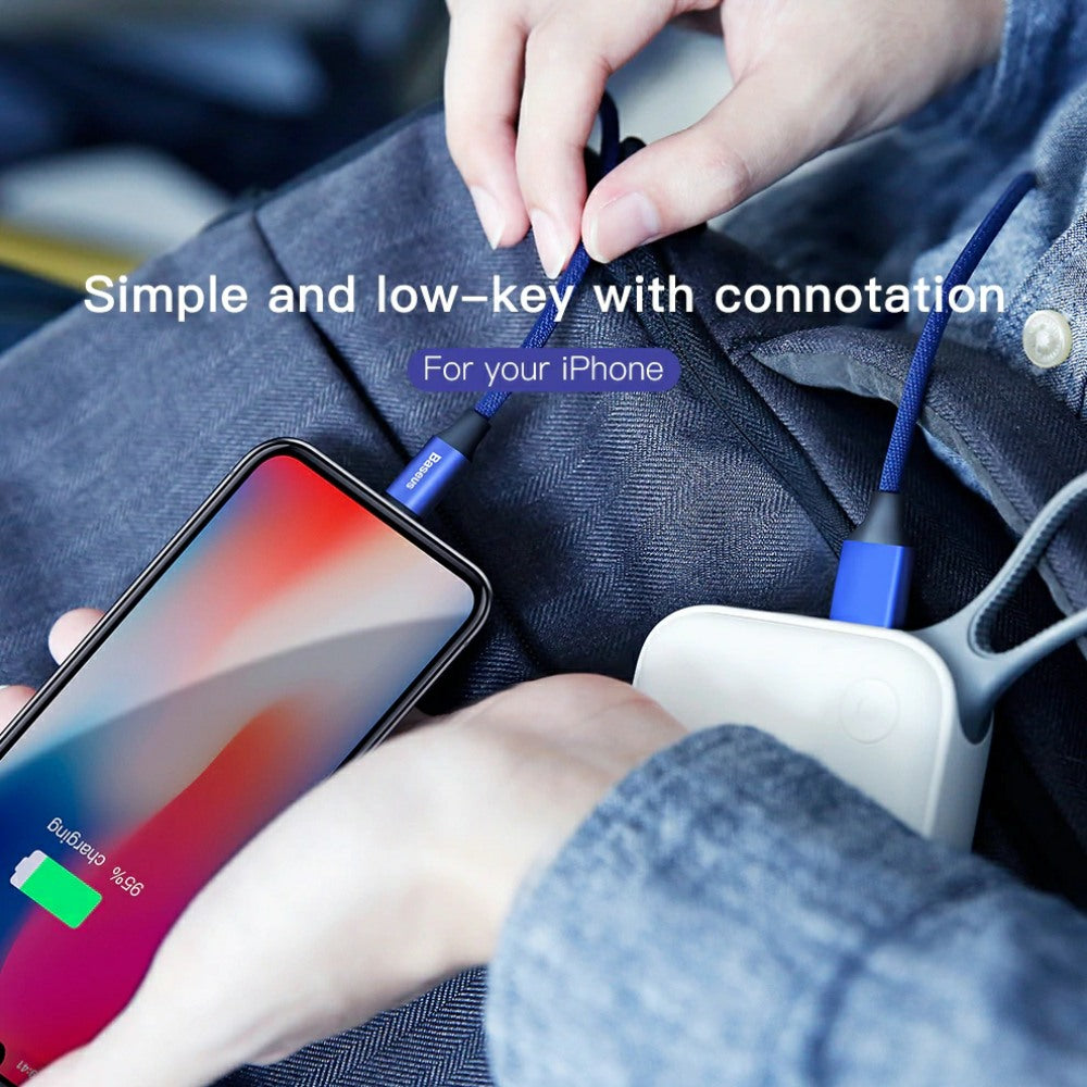 Premium Extra Strength USB Cable for iPhone/iPad, 2 lengths available - 1stMobile.UK