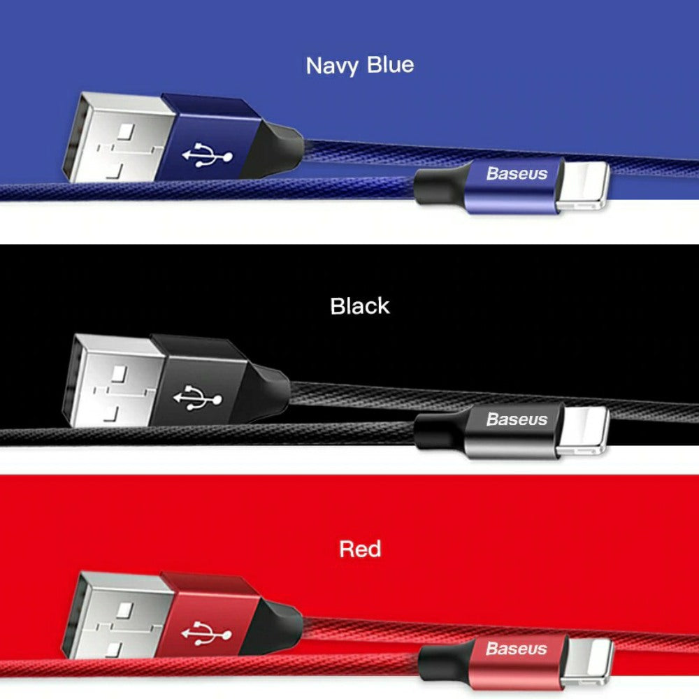 Premium Extra Strength USB Cable for iPhone/iPad, 2 lengths available - 1stMobile.UK