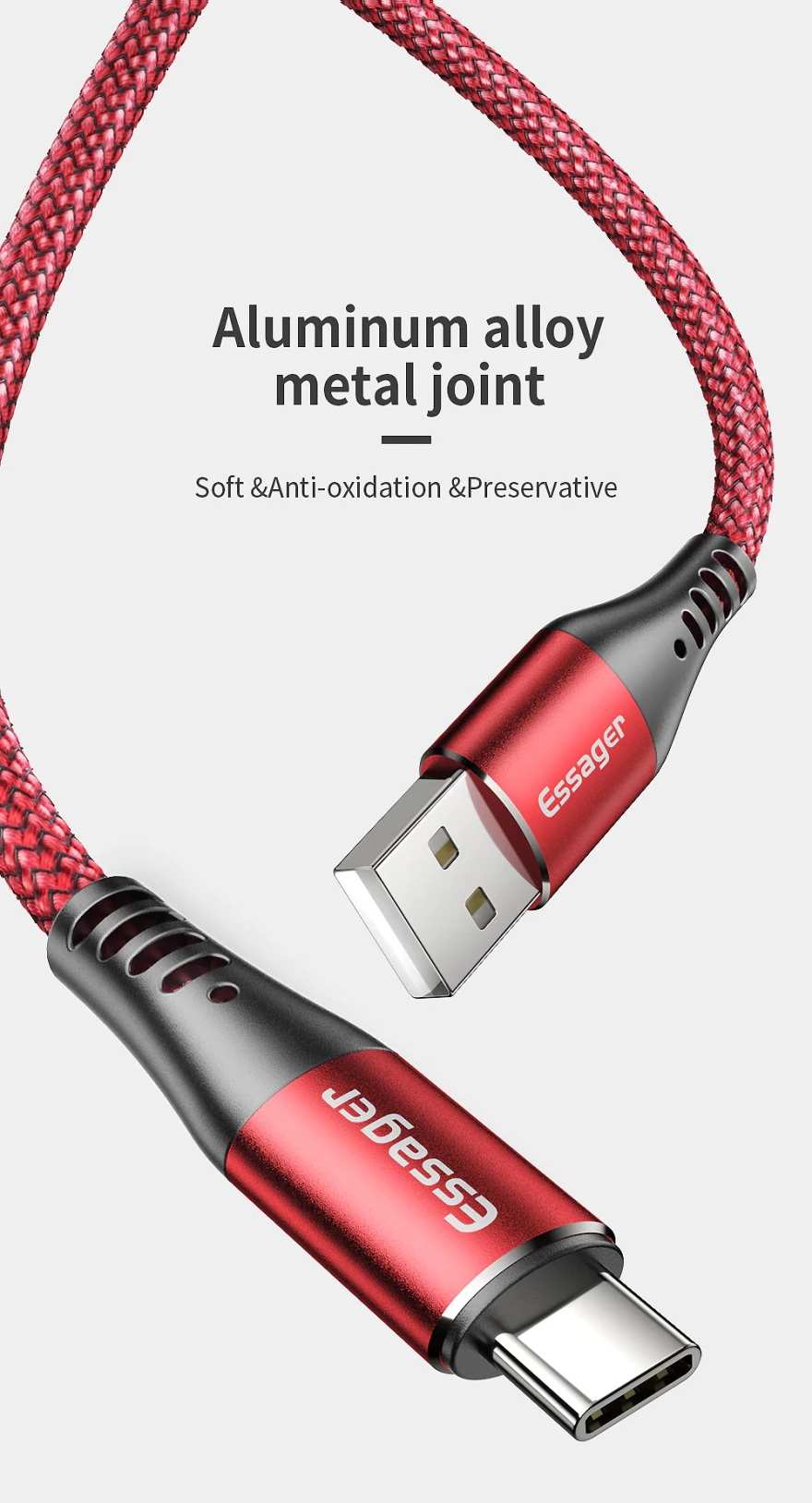 Strong Premium USB-C Fast Charge Cable, 1.8 metre - 1stMobile.UK