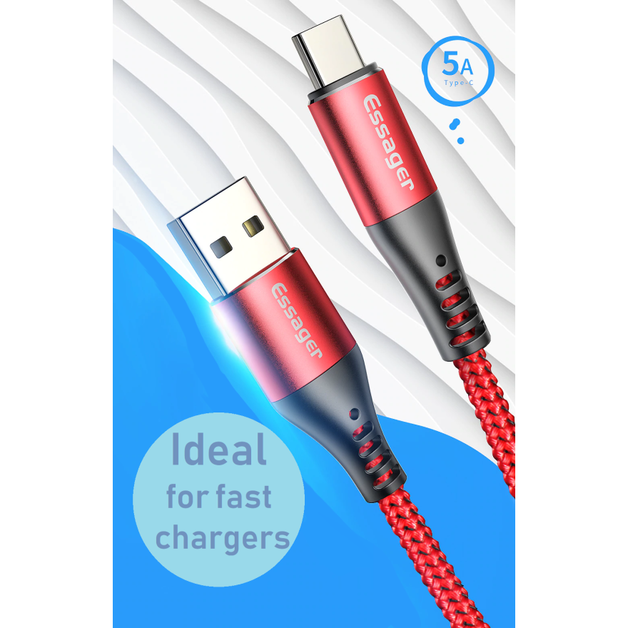 Strong Premium USB-C Fast Charge Cable, 1.8 metre - 1stMobile.UK