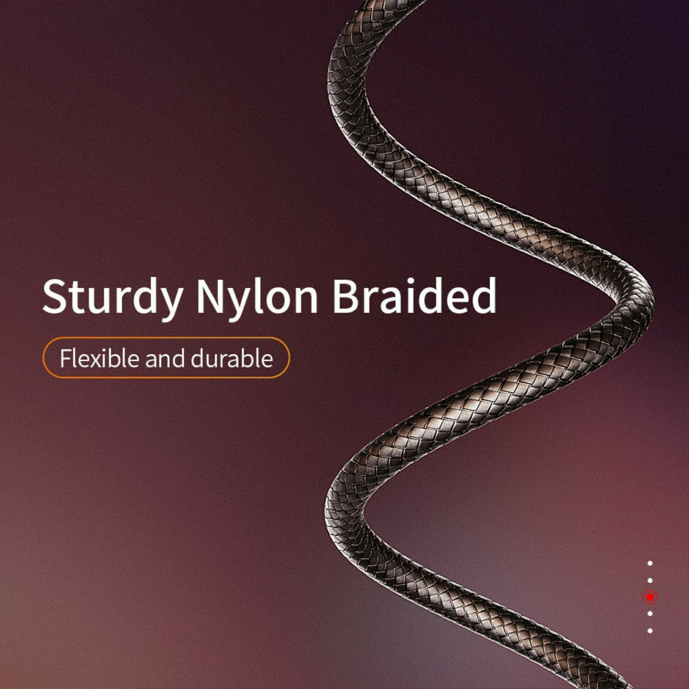 Strong Durable USB-C cable for fast charging up to 3A with LED indicator - 1stMobile.UK