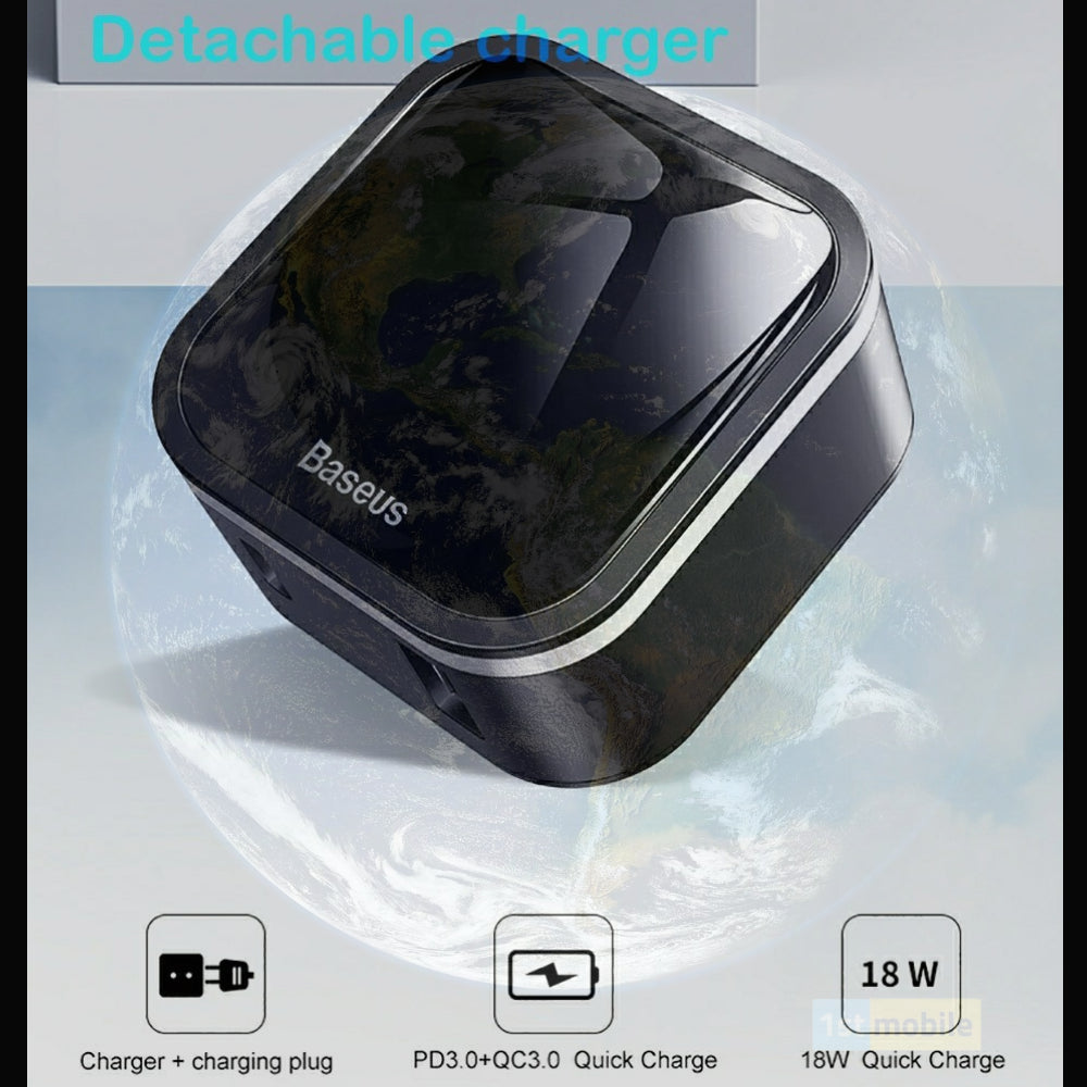 Dual Port USB & USB-C Travel Charger and Fused International Travel Adaptor UK-EU-USA-AUS - 1stMobile.UK