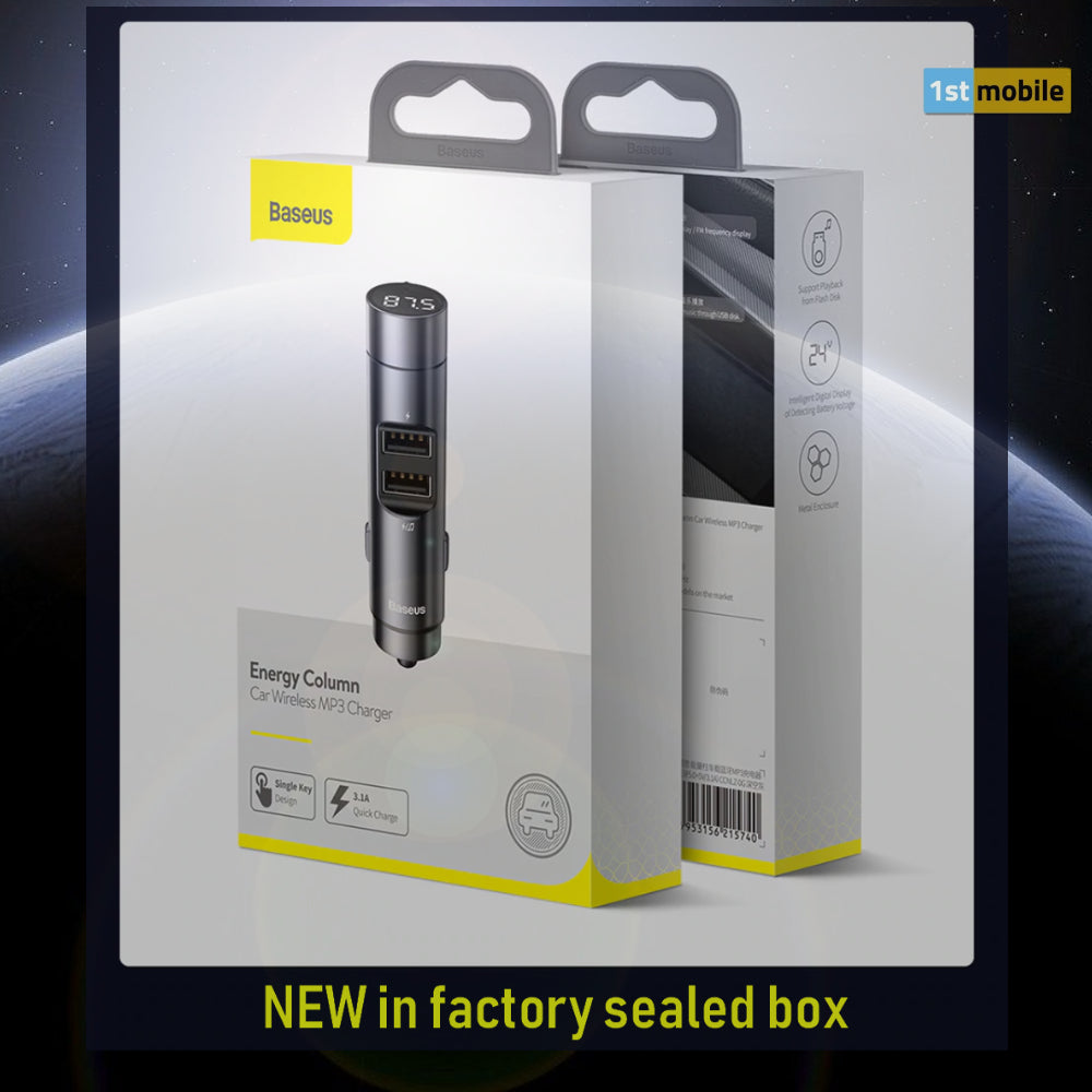 Dual USB Car Charger, Handsfree Calls and Music Player - 1stMobile.UK