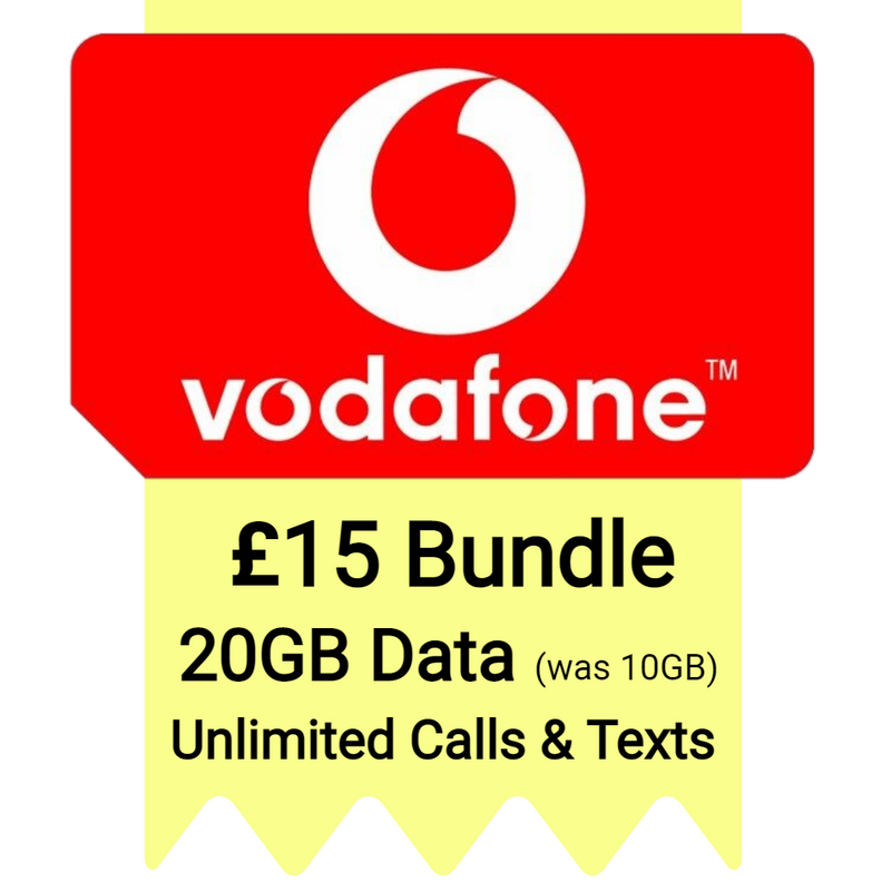 Vodafone Pay As You Go sim cards - CHOOSE YOUR OWN GOLD NUMBER - List V6