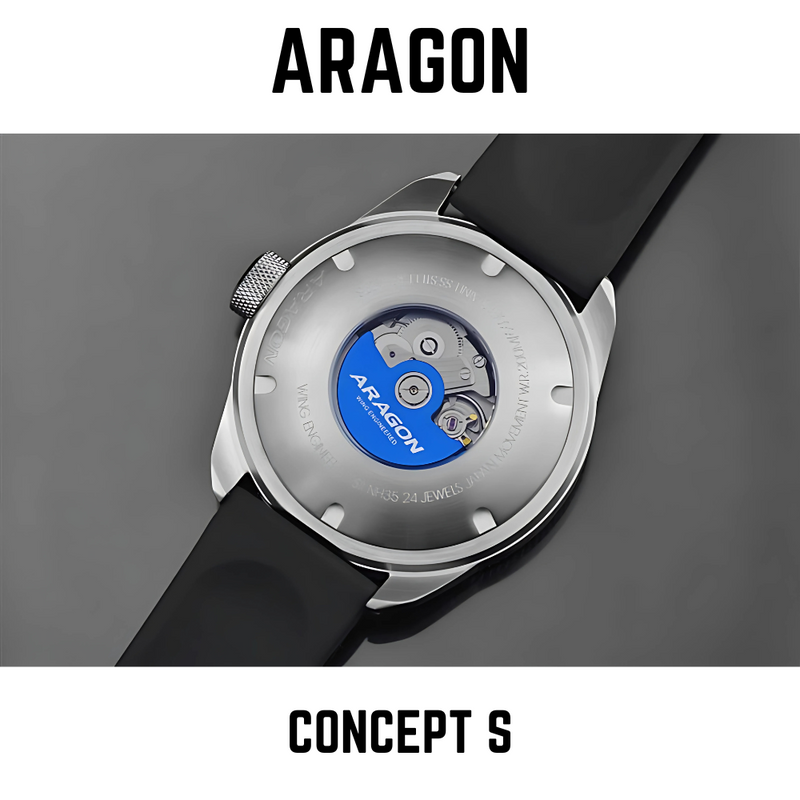 ARAGON Concept S Large format automatic watch