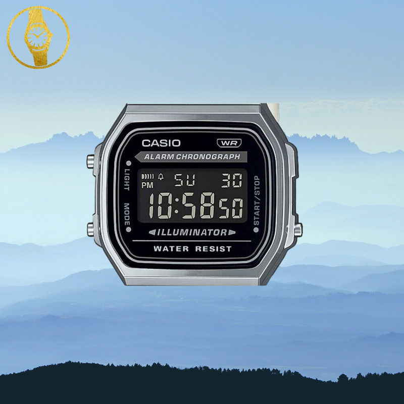 CASIO A168 Classic Vintage Style Digital Watch