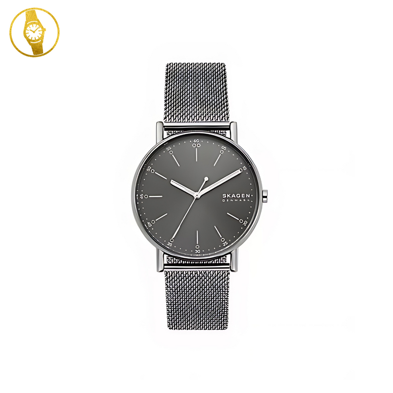 SKAGEN Signatur Mens Anthracite Grey Minimalist Style watch