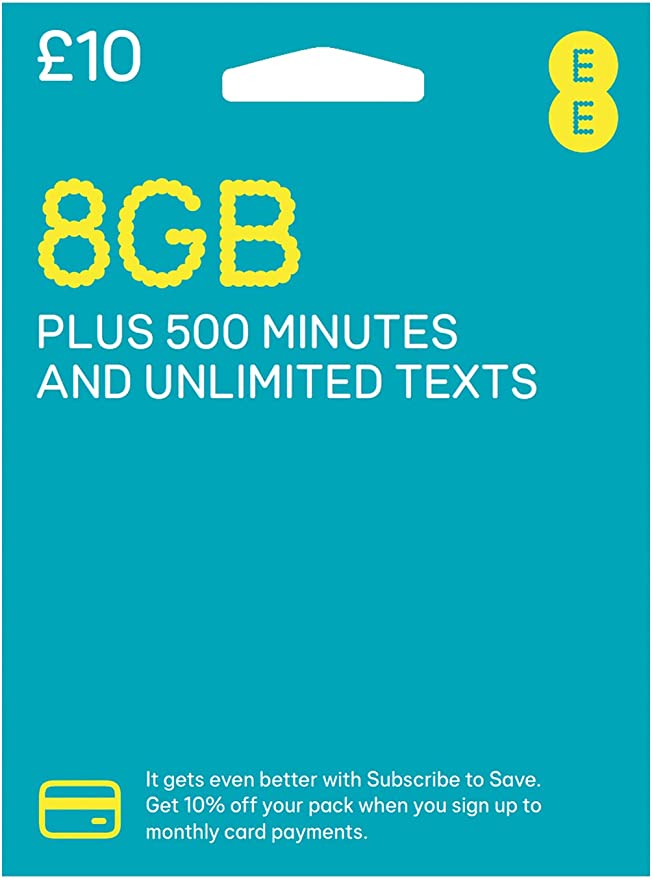 FREE EE UK Pay As You Go Sim Cards, BONUS DATA FOR 6 MONTHS