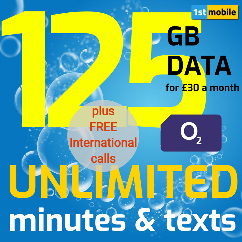 FREE O2 Big Bundle Pay As You Go Sim Cards, Unlimited minutes & texts
